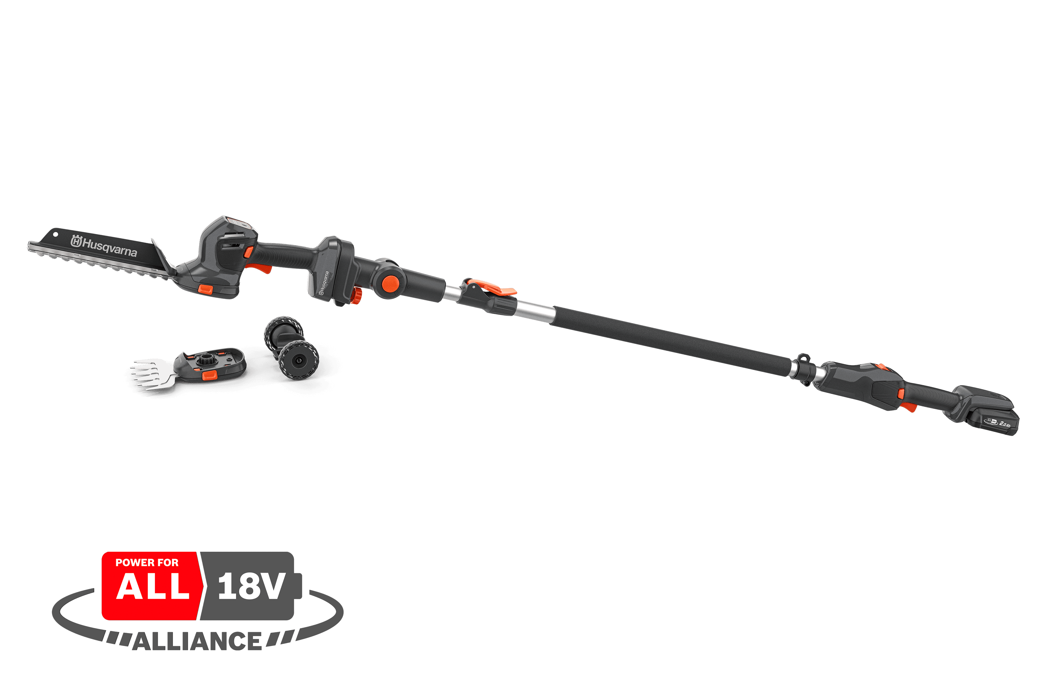 Aspire™ Shrub Shear 18V + Pole without battery and charger image 0